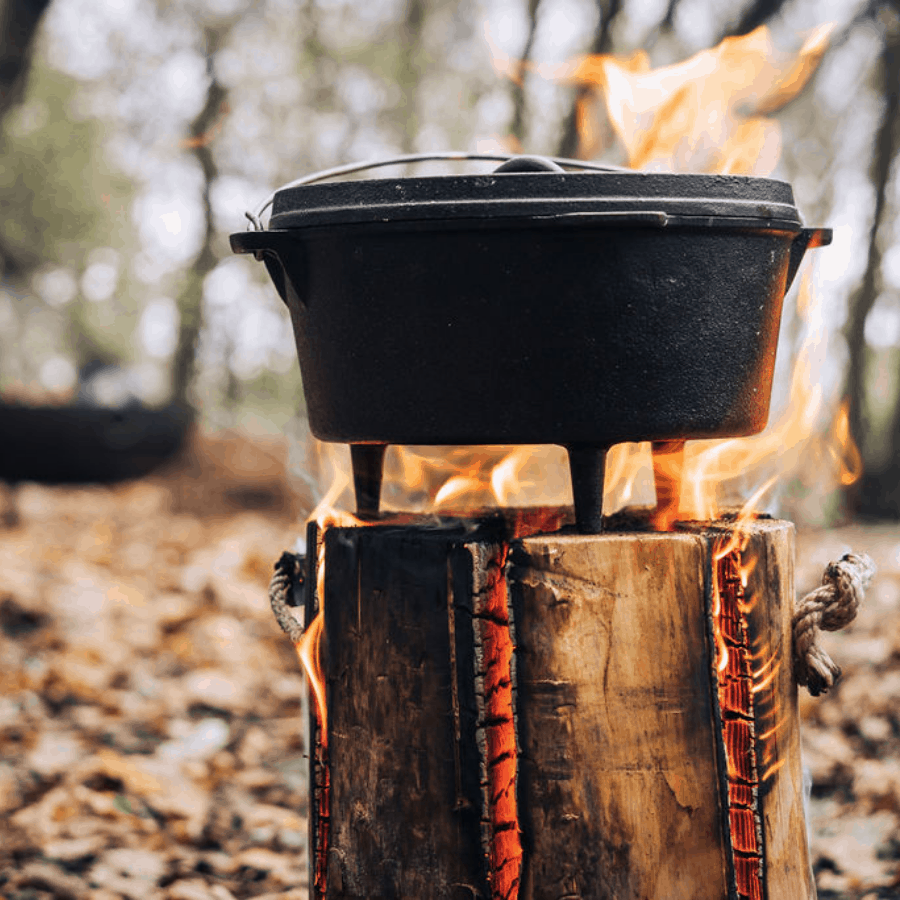 Cowboy Boston Baked Beans Recipe, cooked over fire, campfire beans recipe