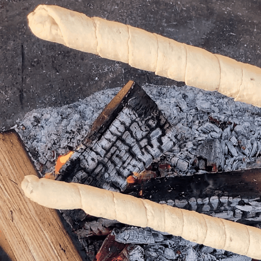 campfire twisty bread, bread